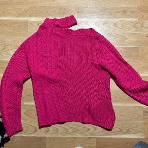 Off the shoulder sweater